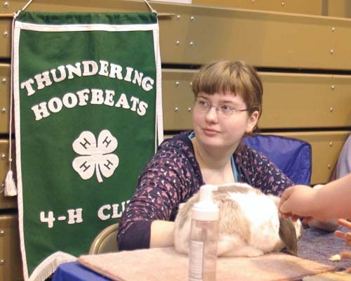 The Thundering Hoofbeats 4-H table